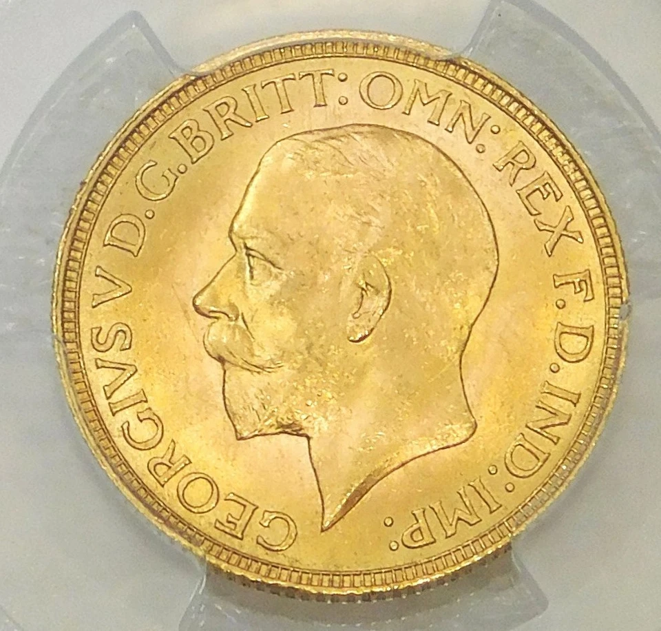 1929 SA George V Gold Sovereign PCGS MS64 PQ Luster Just Graded New Holder #K360 - Image 2 of 4