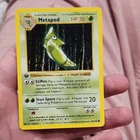 Pokémon Metapod 1st Edition Base Set Shadowless 54/102 70 HP English