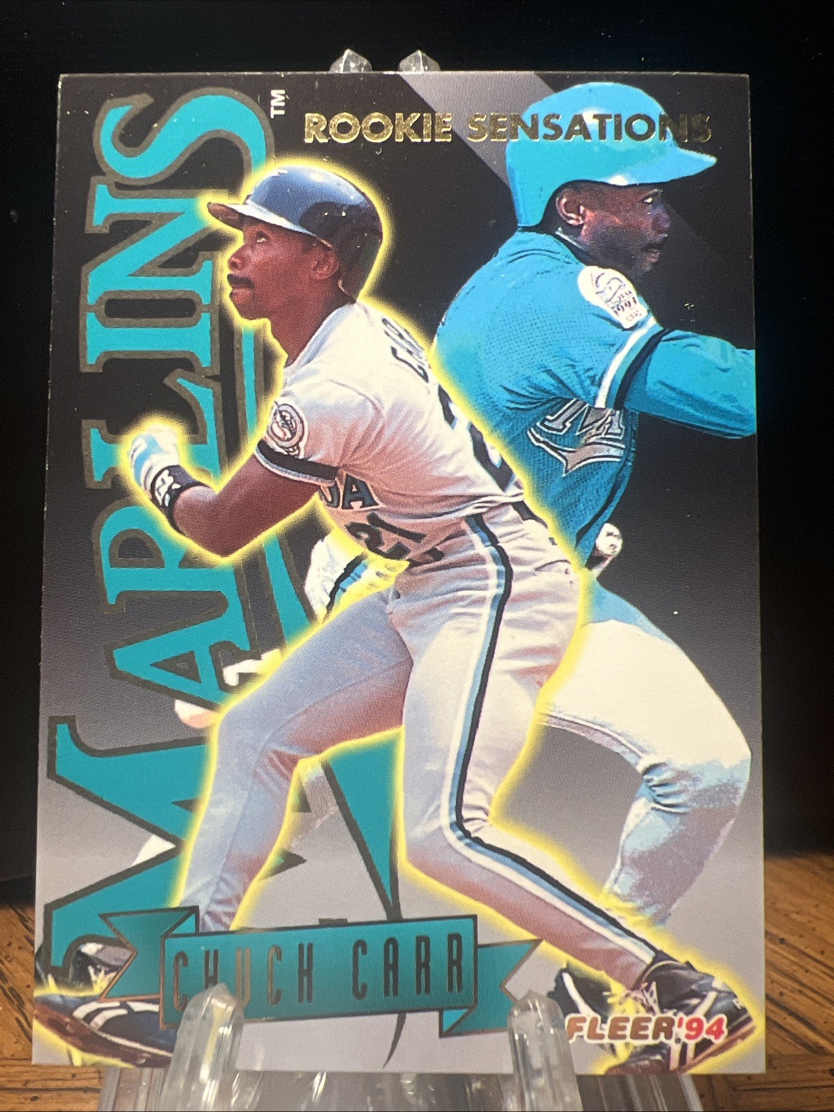1994 Fleer Rookie Sensations #4 Chuck Carr