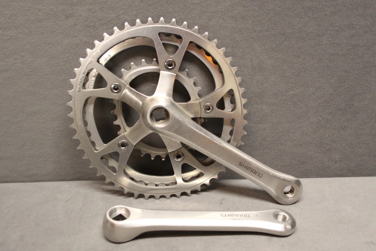 Pédalier Shimano RSX FC-A413 D'occasion - Triple Plateau 46/36/26T - Manivelles 170 Mm
