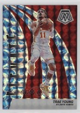 2023-24 Panini Mosaic Elevate Reactive Blue Prizm 52/99 Trae Young #11 1p11