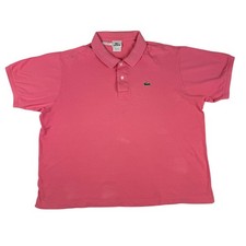 Lacoste Men's Size 8 3XL Classic Fit Pique Polo Shirt - Pink
