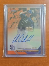 2016 Bowman's Best - Autographs Cal Quantrill #B16-CQ Orange Refractor /50 (RC)