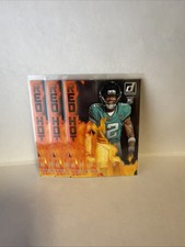2025 Panini Donruss 3x Red Hot Rookies 2x Shedeur Sanders And 1x Travis Hunter.