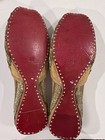 Needledust Gold Embellished Jutti Flats (Size 36) — photo 3