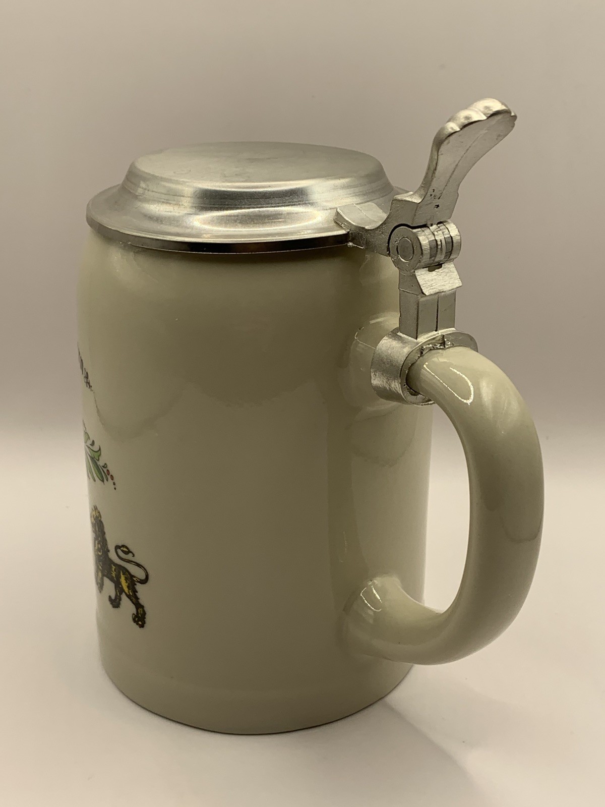 Vintage German Lidded Beer Stein GERZ Germany