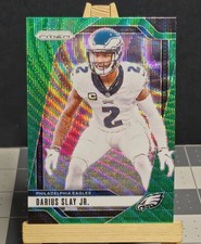 2024 Prizm #235 Darius Slay Jr GREEN WAVE PRIZM Eagles Football Card Parallel 