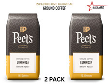 Peet's Coffee Luminosa Breakfast Blend Premium Light Roast Ground Coffee 10.5 oz
