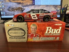 1999 Dale Earnhardt Jr Budweiser Rookie Richmond 1/24 Action Nascar Diecast Bank