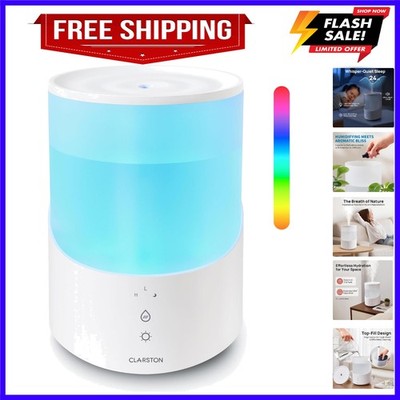 Humidifiers for Bedroom, 2.5L Cool Mist Humidifier with Essential Oils Diffus...