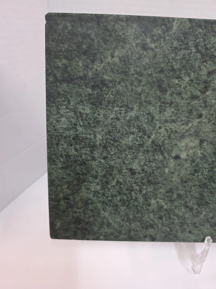 Tabla de cortar de queso charcutería de granito verde losa fría 14 X 8 X 1/2 pulgadas Foto 4 de 4