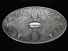 PA07140 REALLY NICE FLORAL ORNAMENTAL ART FASHION DESIGN BELT BUCKLE