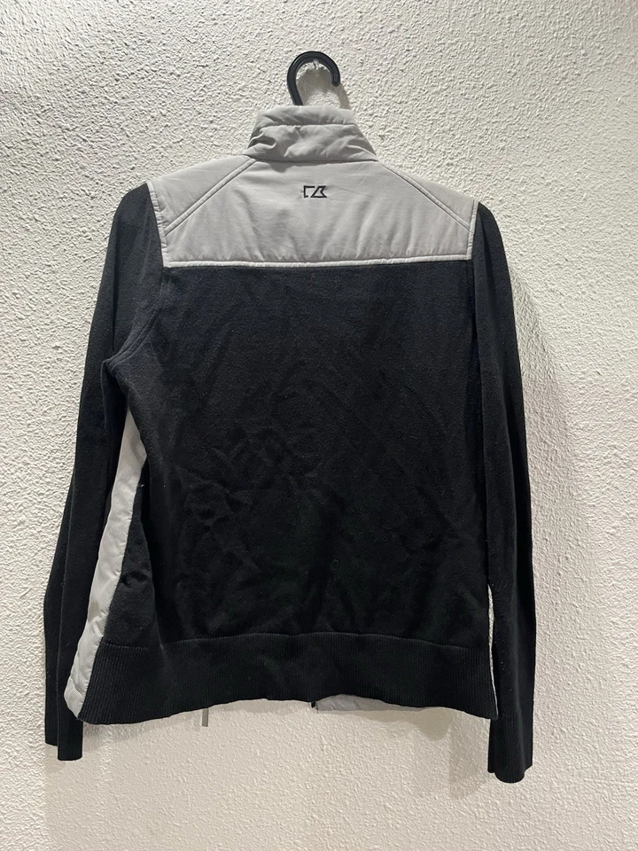 Cutter & Buck Jacket Mens Small Gray Bandon Dunes Golf Hamilton Thermal Hybric - Image 2 of 4