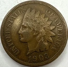 1903 Indian Head Cent Exact Coin Imaged #IND2222