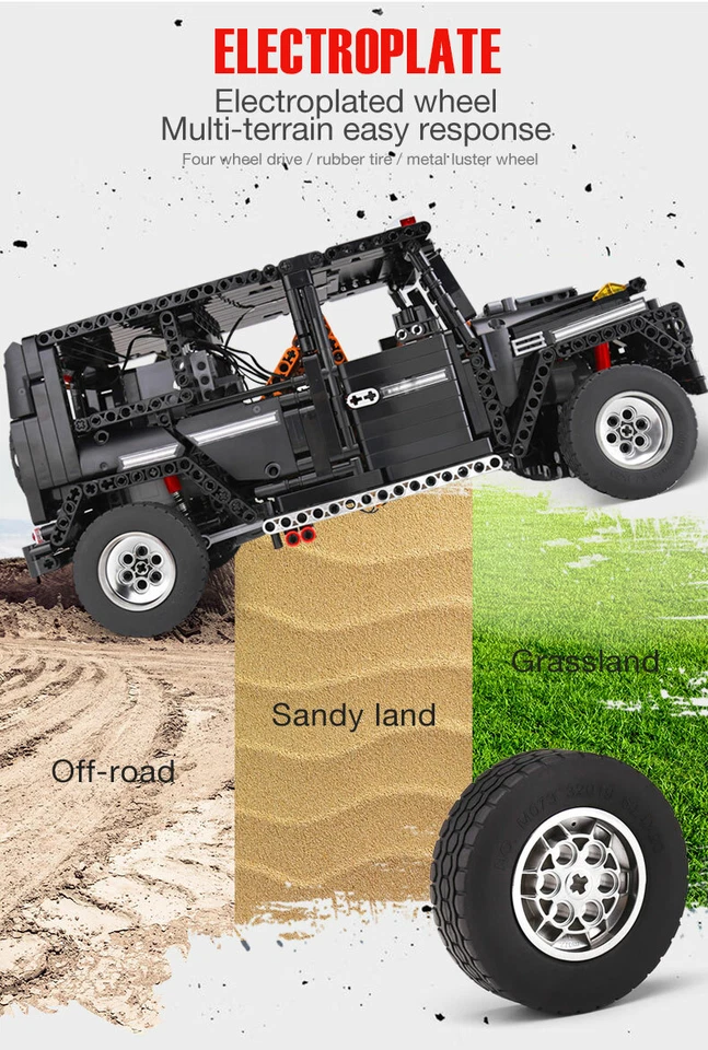 APP Remote Control RC SUV Vehicle Motor Power Building Blocks - Image 4 of 4