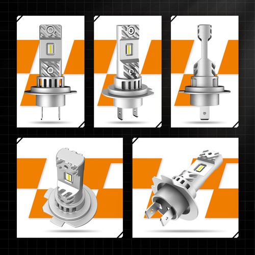 SEALIGHT H7 LED Headlight Bulb Kit Cool White For BMW X1 X6 320i High Low Beam - Picture 14 of 15