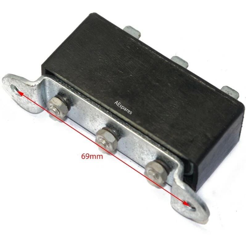 Condensador con cubierta y soporte para Triumph BSA Triples A50 AJS 47638 S2u Foto 4 de 4