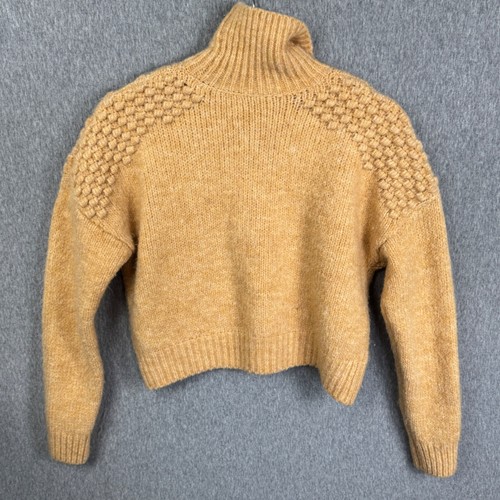 Free People Maglione Donna Extra Small Crop Bradley Pullover Collo Imbuto Texturizzato - Foto 5 di 10