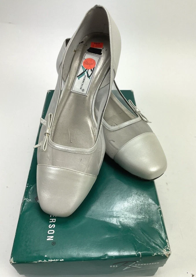 Zapatos de vestir para mujer Ros Hommerson 9WW de colección años 90 tacones gruesos Foto 4 de 4