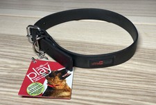 UH Ultra Hund BUCKLE DOG COLLAR 5/8in X 12in TRUE FIT BLACK NWT