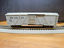 Life-Like HO Scale 41' Virginian VGN 61550 Gray Exterior Braced Woodside Box Car