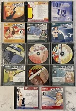 Lot 14 KARAOKE CDs Various Rock GUY/GAL Pop, LATIN, U2, LOPEZ, MADONNA, BROADWAY