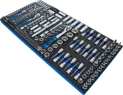 BGS 216x 1/4"+3/8"+1/2" Steckschlüssel Knarren Nüsse Bits Verlängerungen +MODUL - Bild 1 von 4