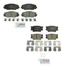 Bosch Front and Rear Ceramic Brake Pads Kit For Pontiac Vibe Toyota Matrix RAV4