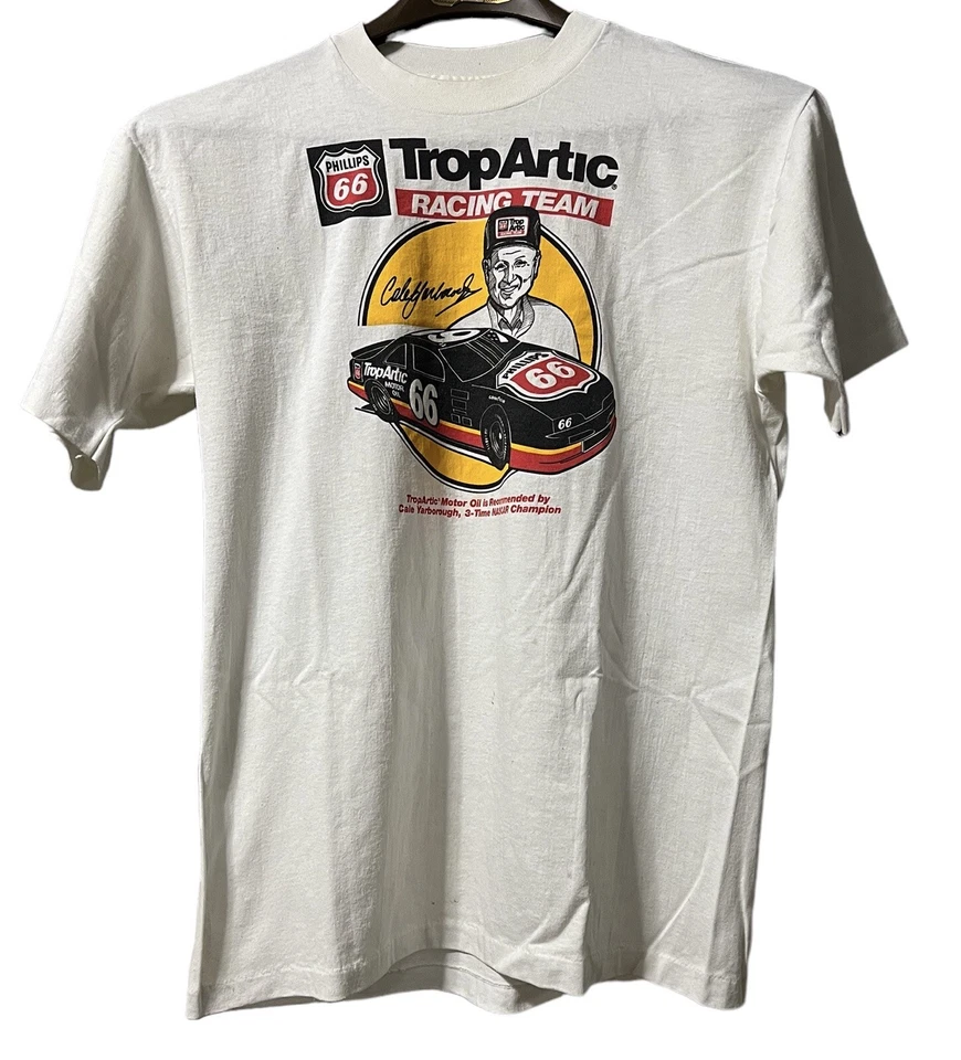 Camiseta Cale Yarborough 91 #66 Nascar para hombre talla grande carreras ropa de calle de colección Foto 2 de 4