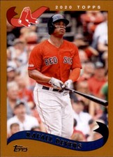 2020 Topps Archives RAFAEL DEVERS 2002 Style Base Card Red Sox #267