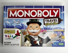 Monopoly Travel World Tour Board Game Hasbro Gaming Parker Brothers New