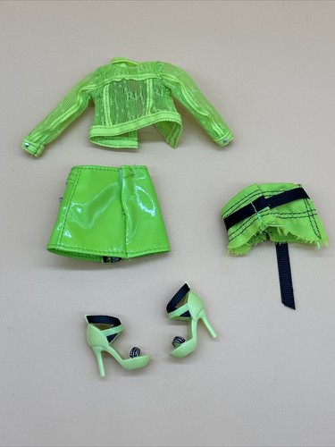 Rainbow High Karma Nichols Doll Outfit Clothes Shoes Jacket Skirts Set - Picture 2 of 12