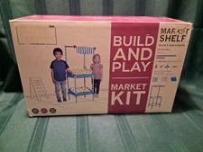 Antsy Pants Toy Build & Play Market Kit Shelf 18.3"x14"x48.6" Ages 4+ WP406