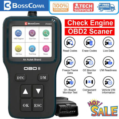 Car OBD2 Scanner Code Reader Engine Fault Light Scanner CAN Diagnostic Scan Tool