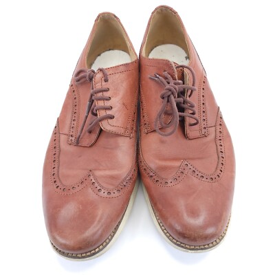 Cole Haan Mens Original Grand Brown Leather Wingtip Oxford  display picture 3