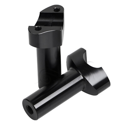 US 4'' Handlebar Risers For Harley 1'' Bar Sportster Softail Dyna Super Wide Glide