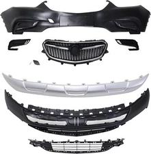 7Pcs Parts For Buick Encore 2017-2021 Front Bumper Cover Grille Assembly Kit Set