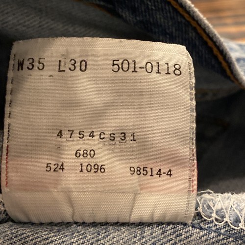 Vintage 501 Levis 35x30 Jeans Made in USA - Picture 5 of 8