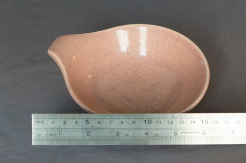 Russel Wright American Modern 6" Lug Fruit Bowl "Coral" - Picture 3 of 3