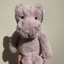 NEW Jellycat Lilac Purple Medium Bashful Hippo US Exclusive BNWT with tags