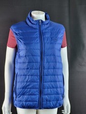 Armani Jeans Royal Blue Vest Down Gillet Lightweight Unisex Q02gk06 52/l