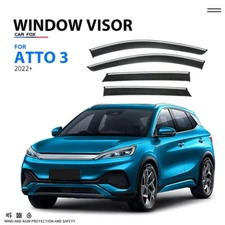 For BYD Yuan Plus Atto 3 22 Window Visor Rain Guard Weathershield Sun Rain Guard