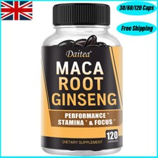 Maca Root Capsules 10000mg High Strength Yellow,Red,Black Maca Complex