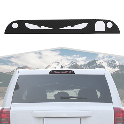 Carbon fiber Rear High Mount 3rd Brake light Sticker For Jeep Patriot 2011-2020