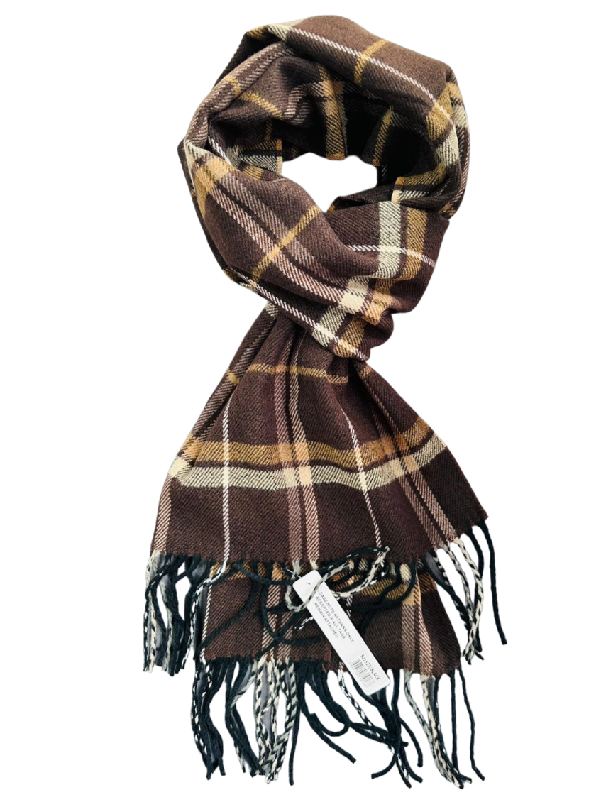 Mens Long Scarf Thick Warm Classical Cashmere like Knitted Neck Wrap