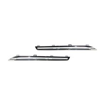 For Mercedes-Benz GLE500e 2018 2019 Grille Molding Driver & Passenger Side Pair