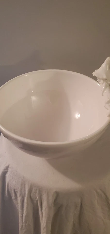 Cuenco para servir Mud Pie blanco. Happy Haunting Foto 3 de 4