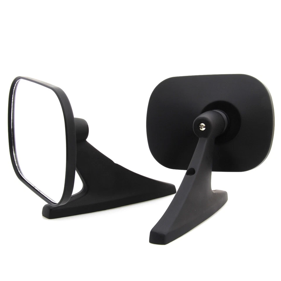 k6brn7u MAZDA RX1 2 RX3 RX4 RX5 SEDAN WAGON COUPE HARDTOP BLACK DOOR MIRRORS NEW - Image 4 of 4