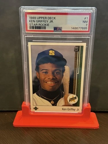 1989 Upper Deck Ken Griffey Jr. Seattle Mariners Star Rookie Card #1 - PSA 7