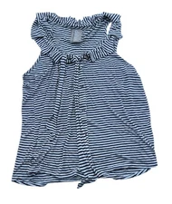 Dolan Anthropologie Tank Top Sleeveless Blouse Women's Size M Beige White Black